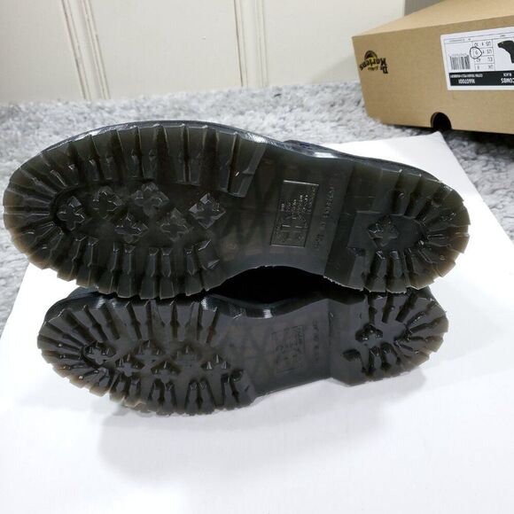 READ Dr. Martens Made In England Ventile Padded Panel Green Black UK Size 9 Doc - Picture 8 of 11